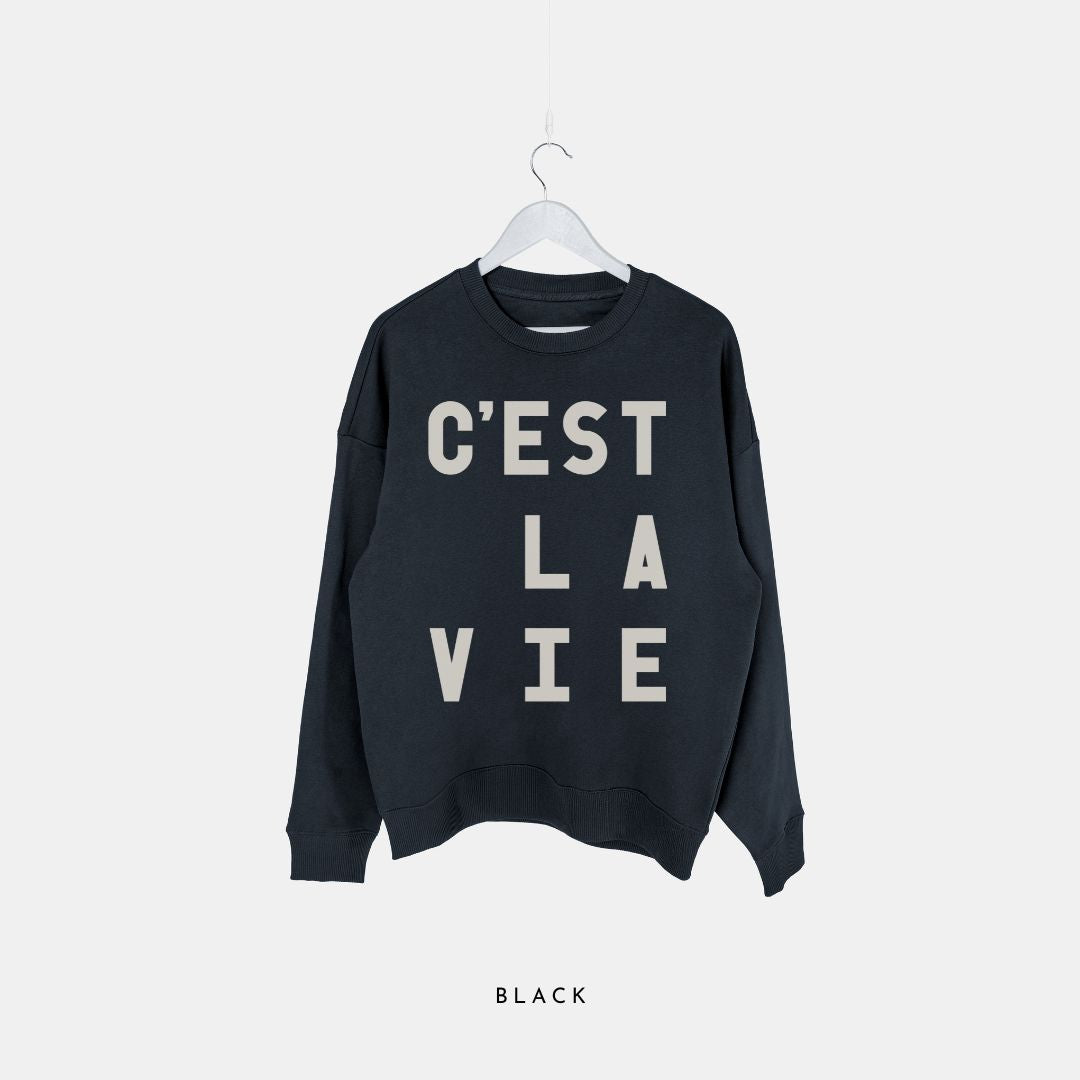 C'est La Vie - Premium Organic Oversized Sweatshirt