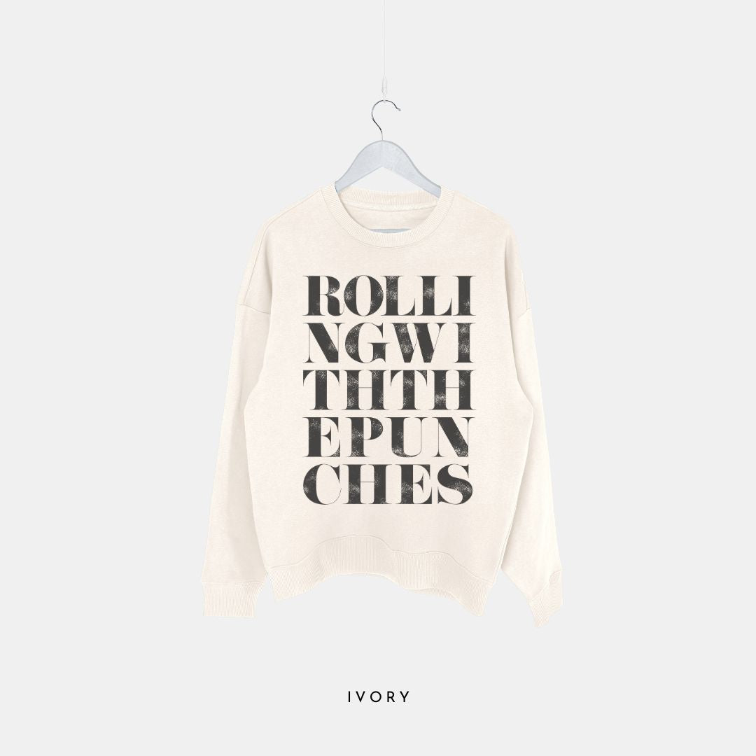 Rolling With The Punches - Premium Organic Sweatshirt