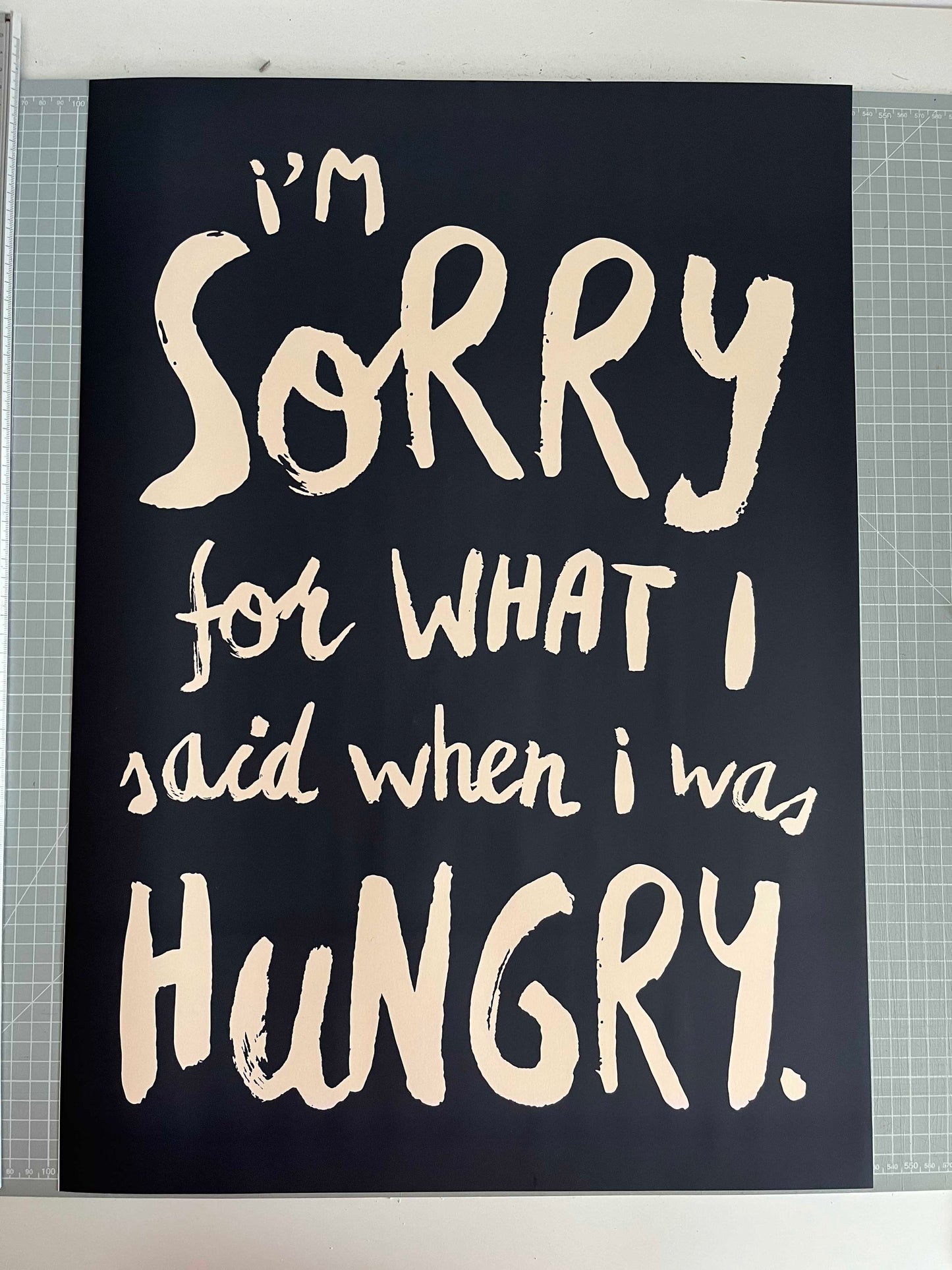 HANGRY - A2 - Black / Cream