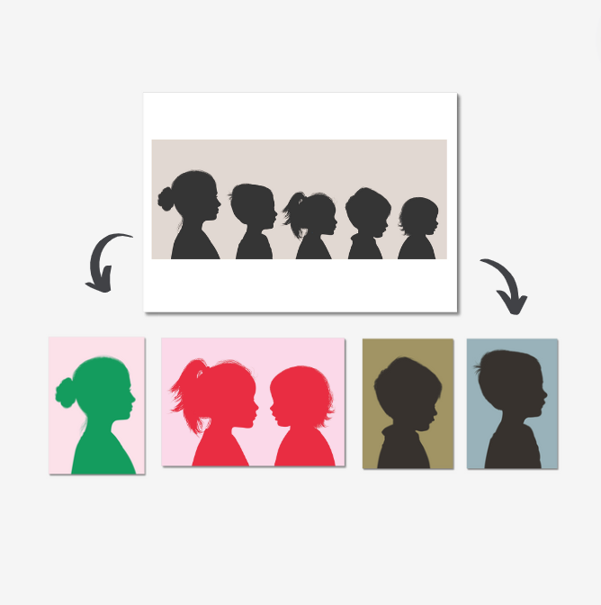 Additional Silhouette (for triple orders and over)