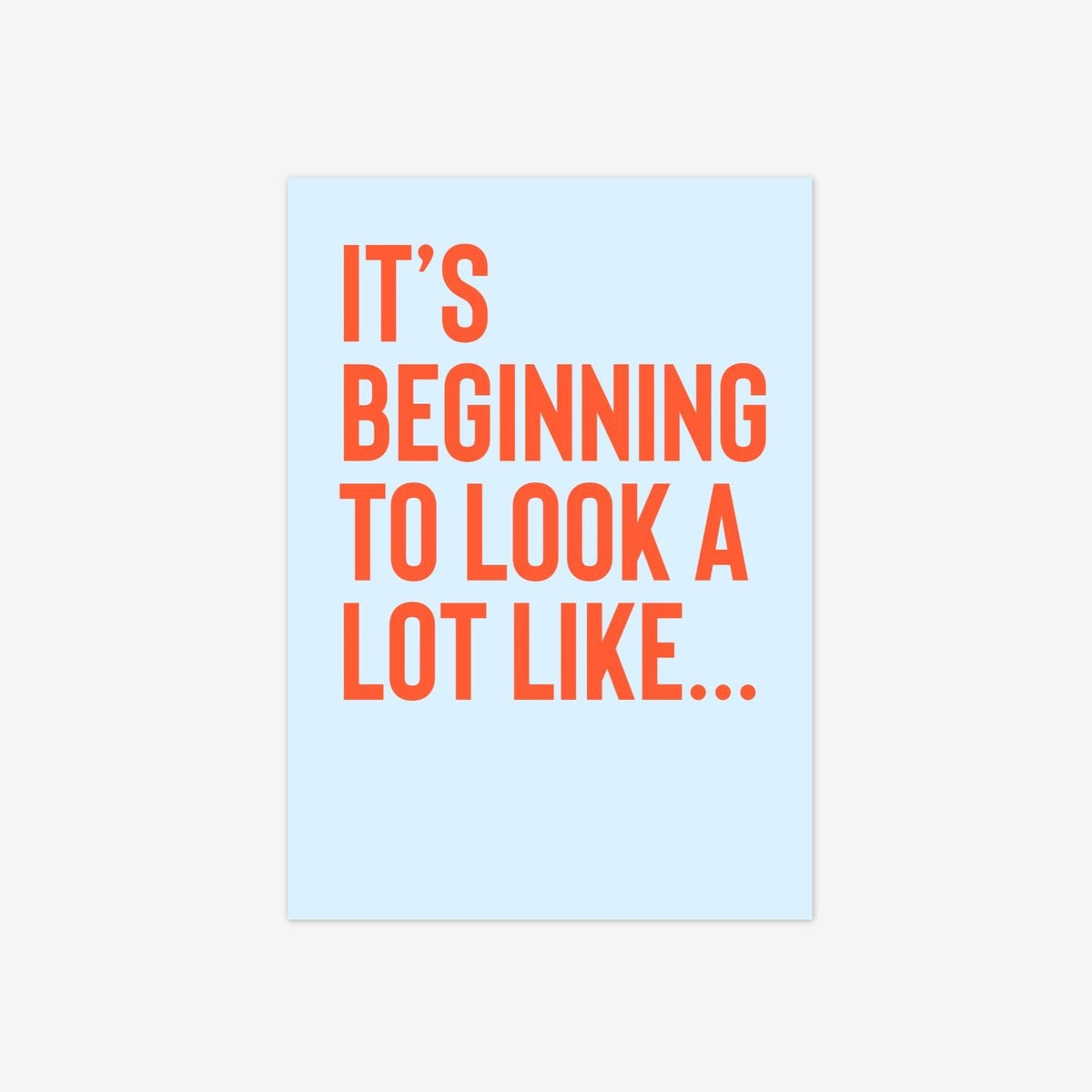 It's beginning... - burnt peach.