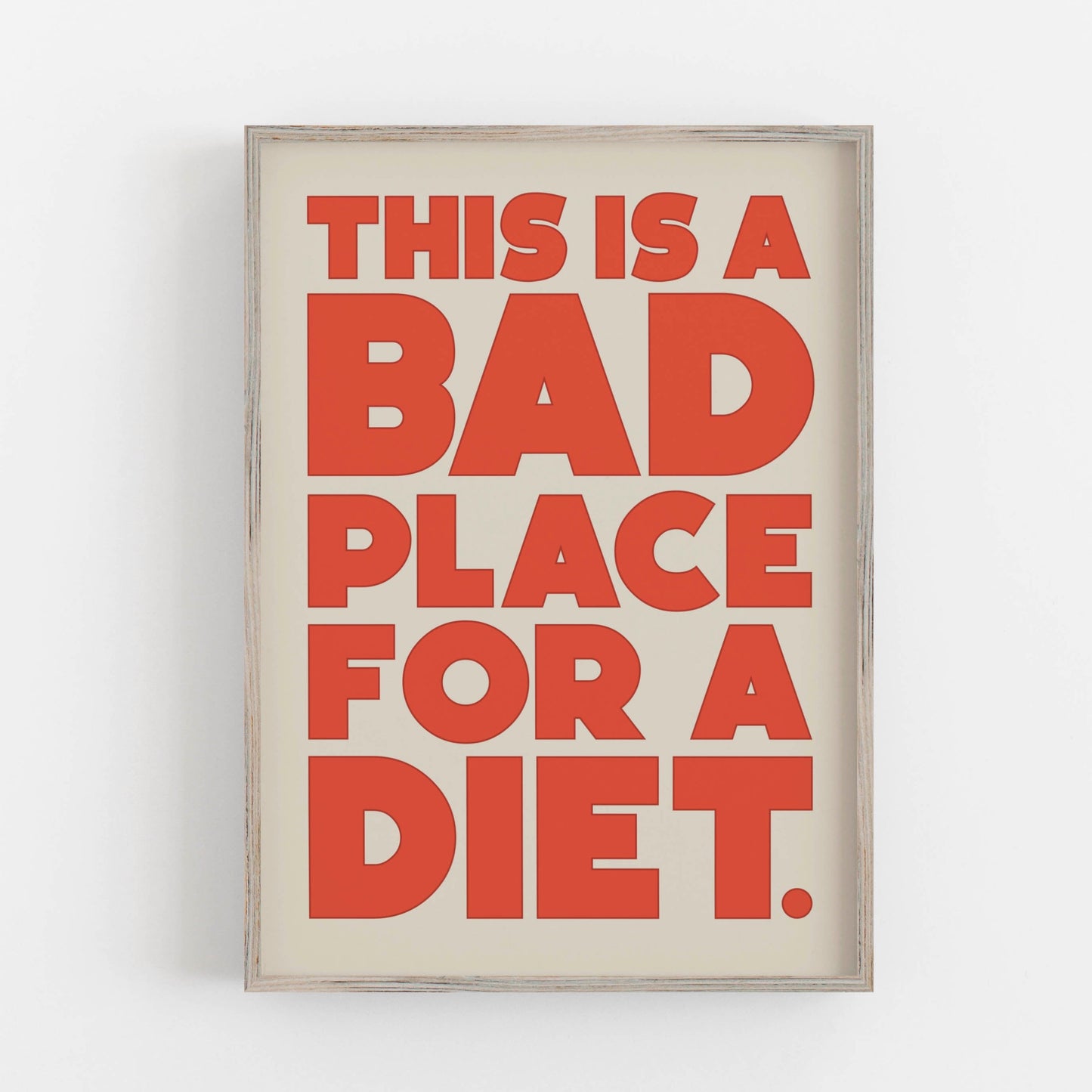 Bad Place For A Diet  - Digital Download