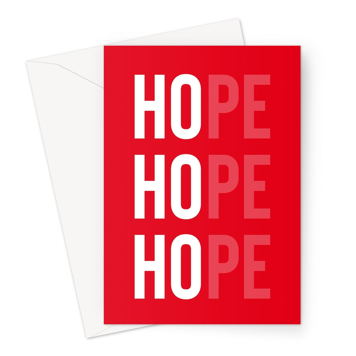 HO HO Hope Greeting Card