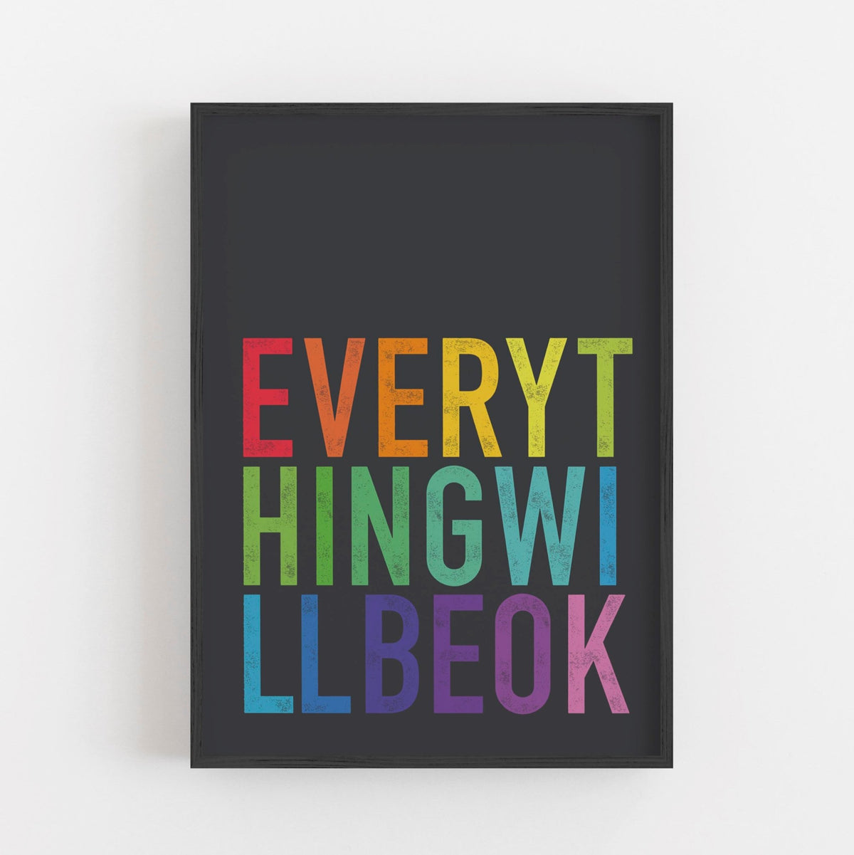 Everything Will Be Ok - Digital Download - burnt peach.