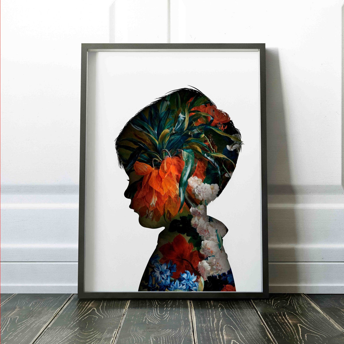 Floral Collection - burnt peach.