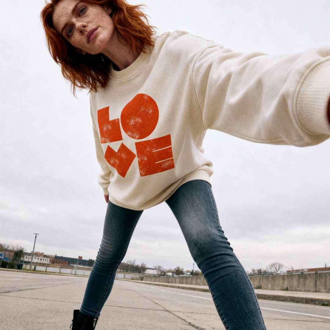 Big Love - Premium Organic Oversized Sweatshirt
