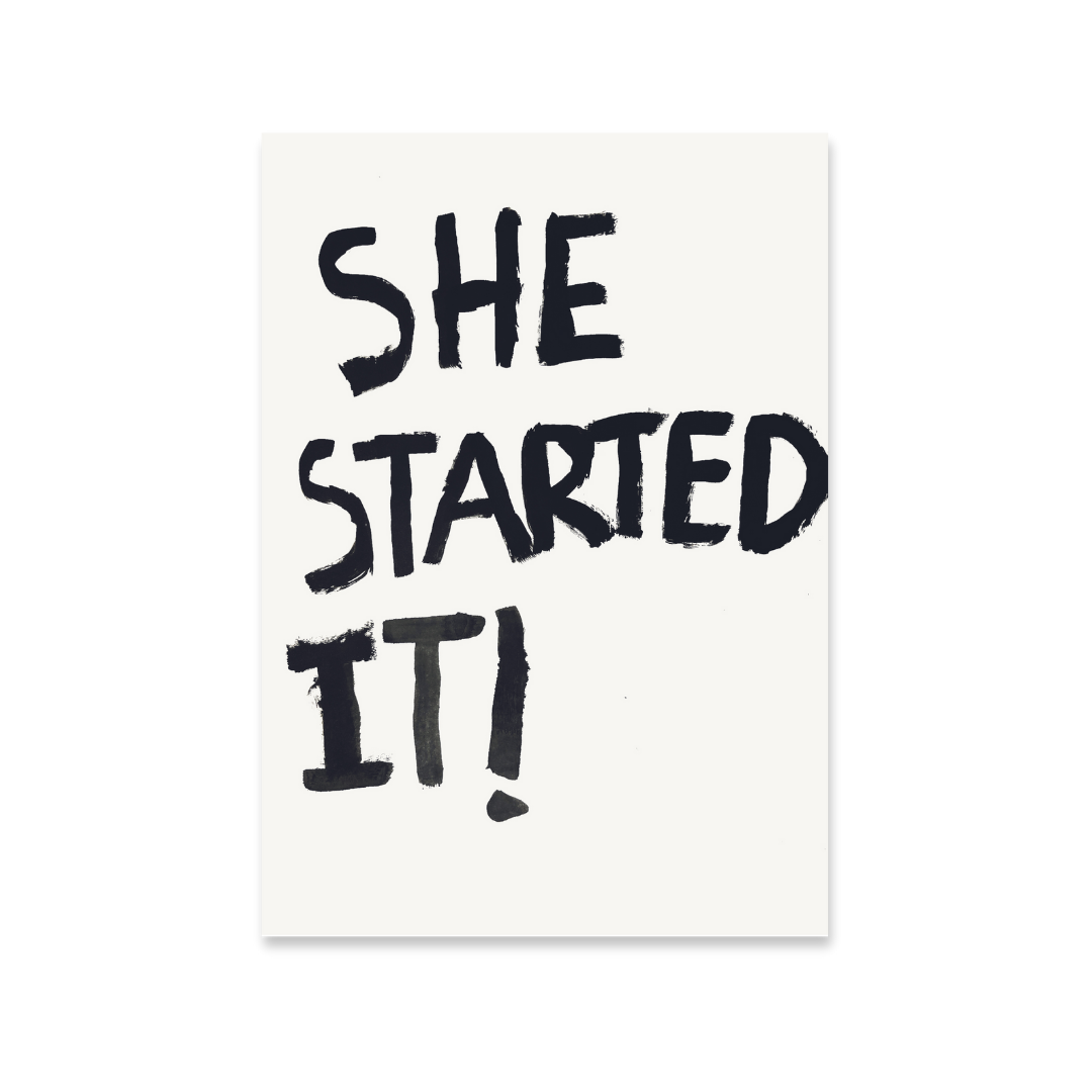 Who Started It? ( Printable )