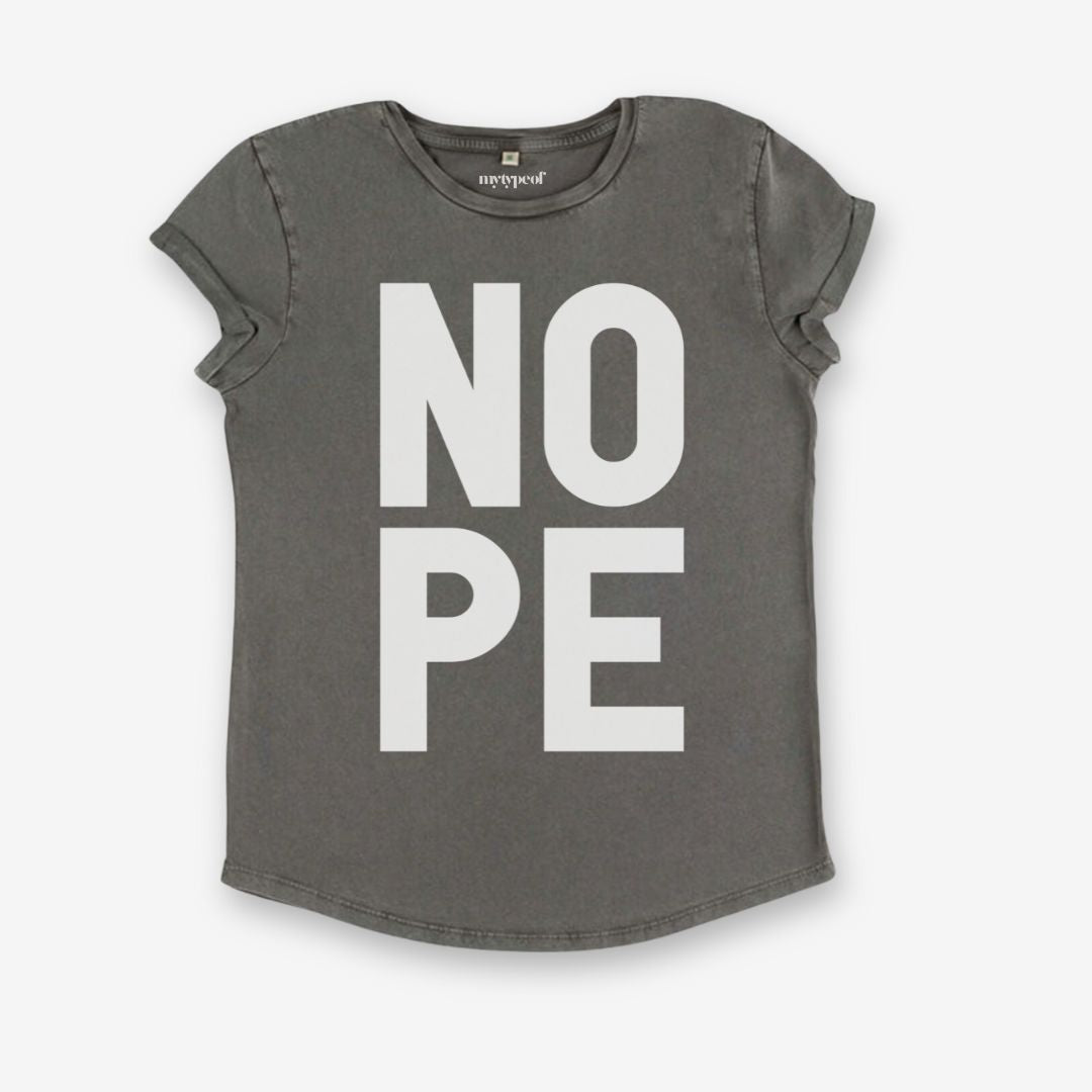 NOPE - Women's Roll Sleeve