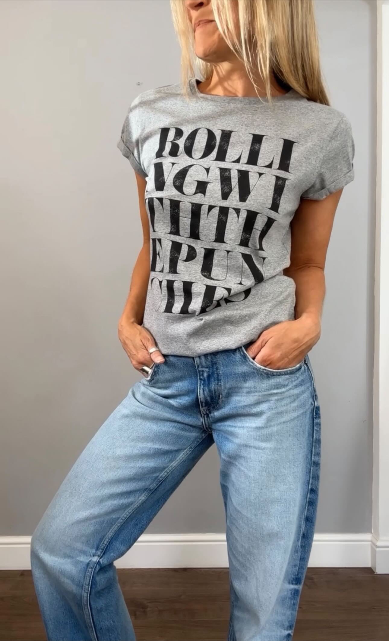 Rolling With the Punches - Women's Roll Sleeve