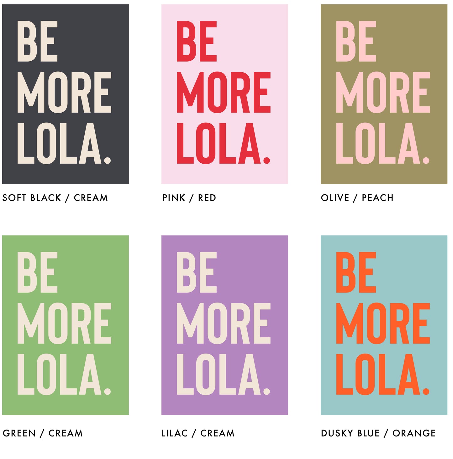 Be More...Customisable Print