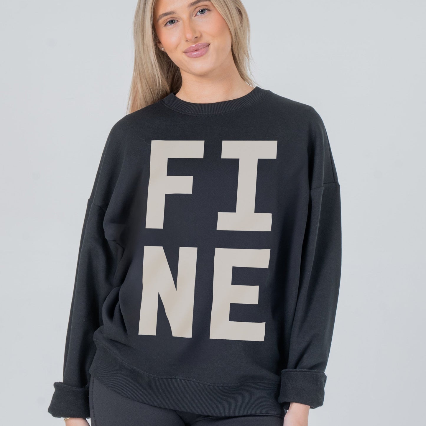 FINE - Premium Organic Oversized Unisex Sweatshirt