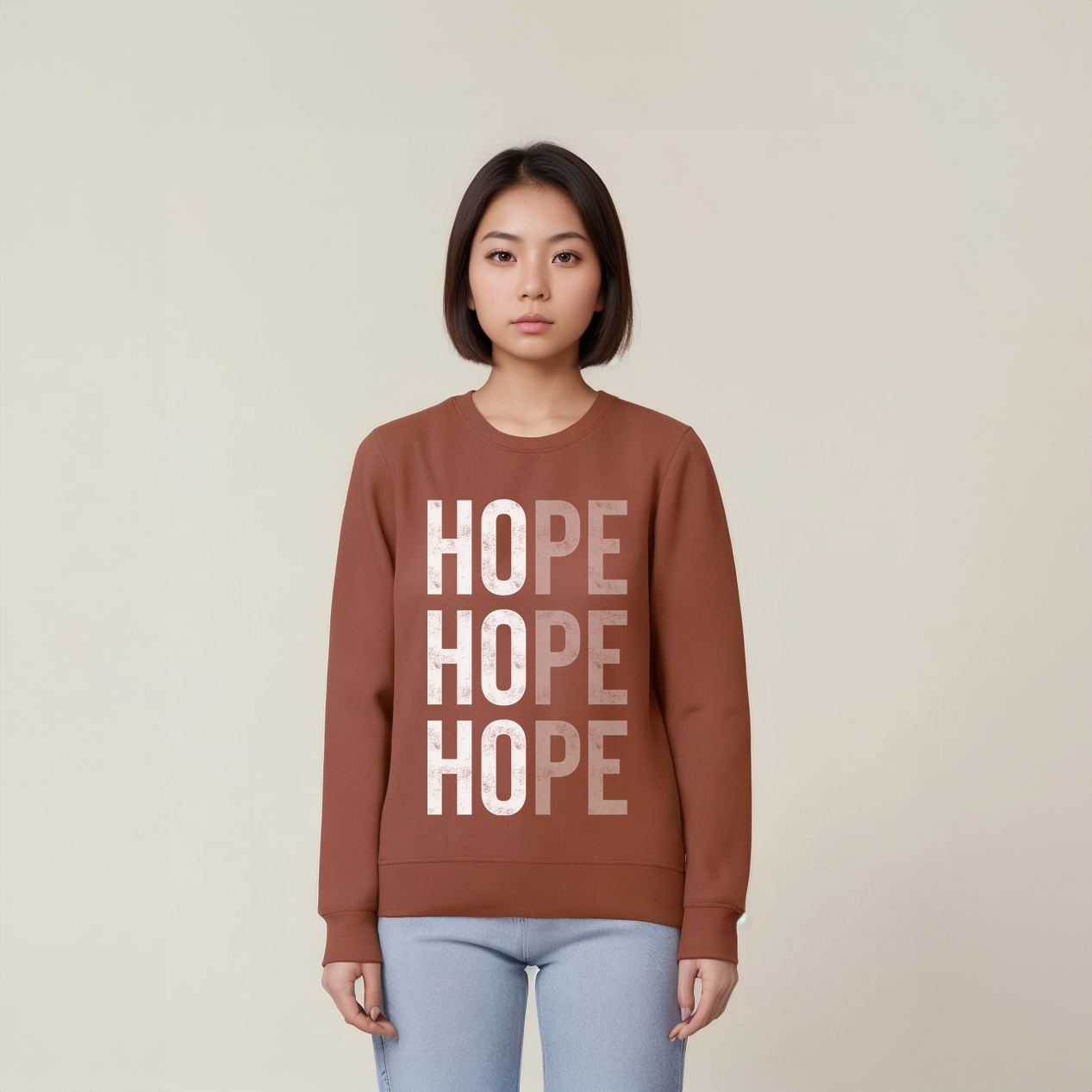 HOPE - Premium Organic Christmas Sweatshirt