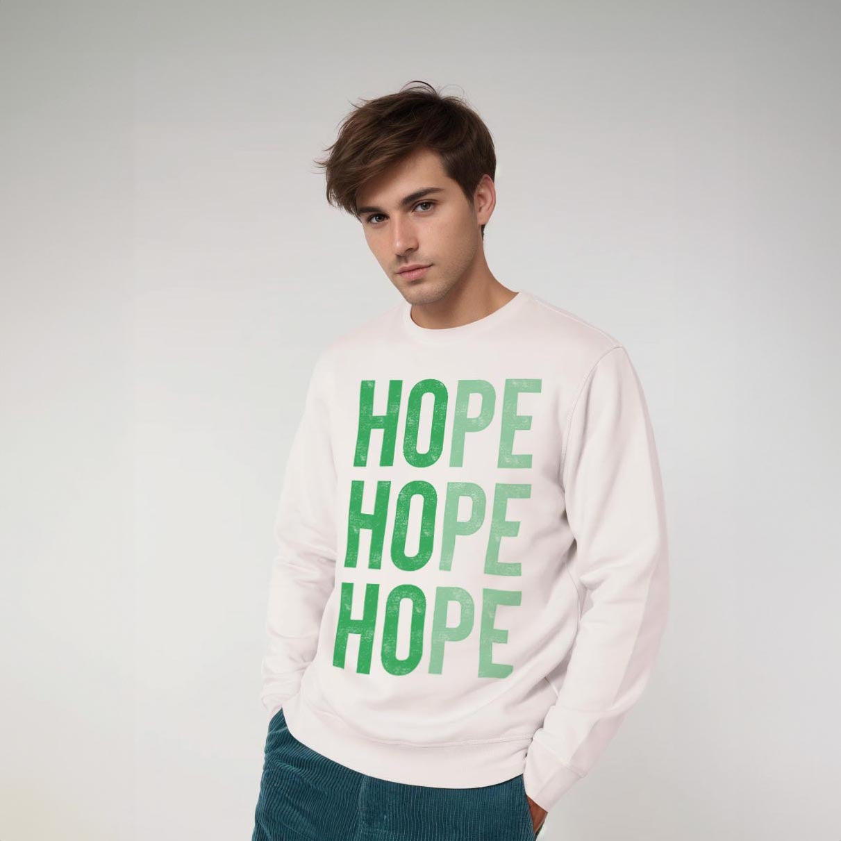 HOPE - Premium Organic Christmas Sweatshirt