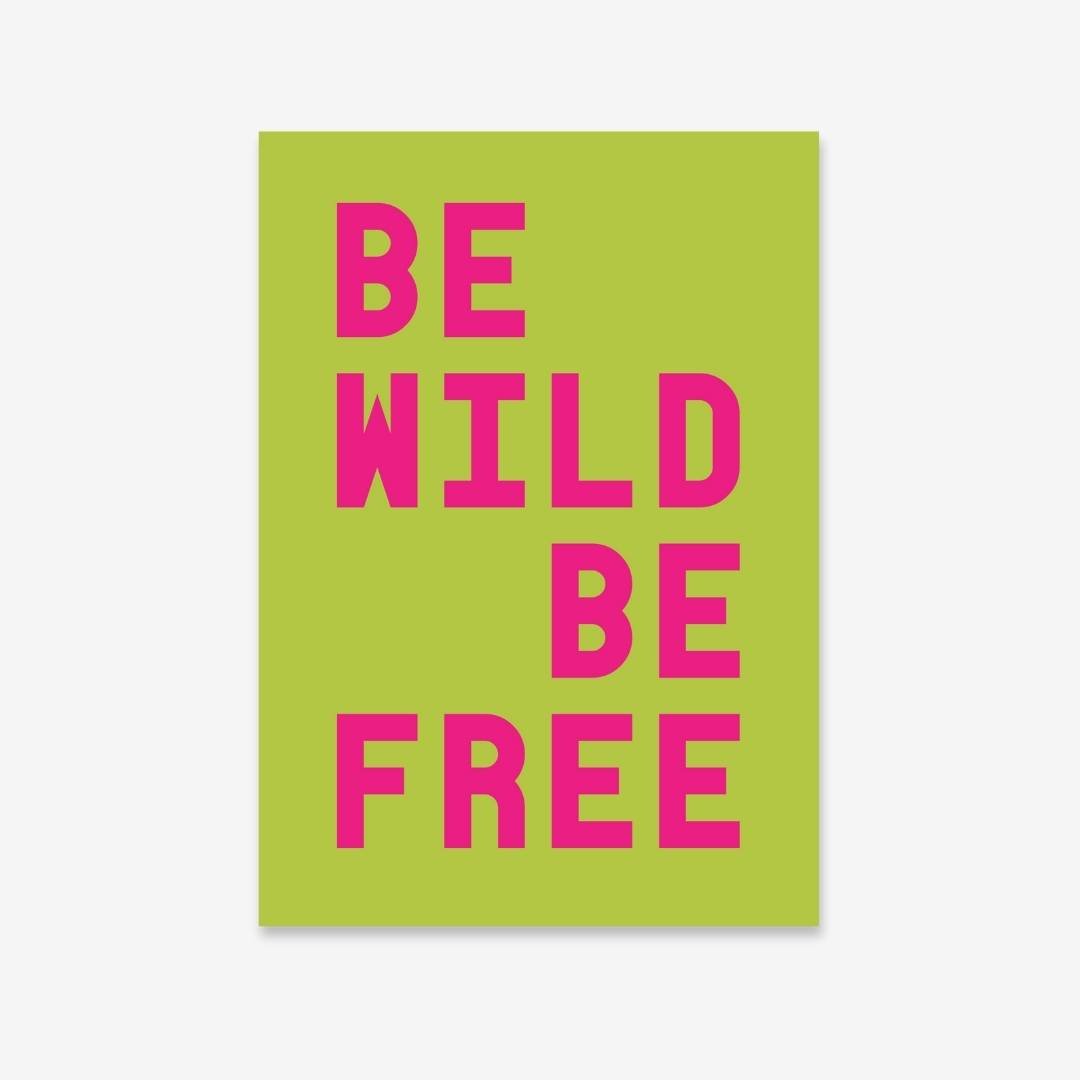 Be Wild Be Free - burnt peach.