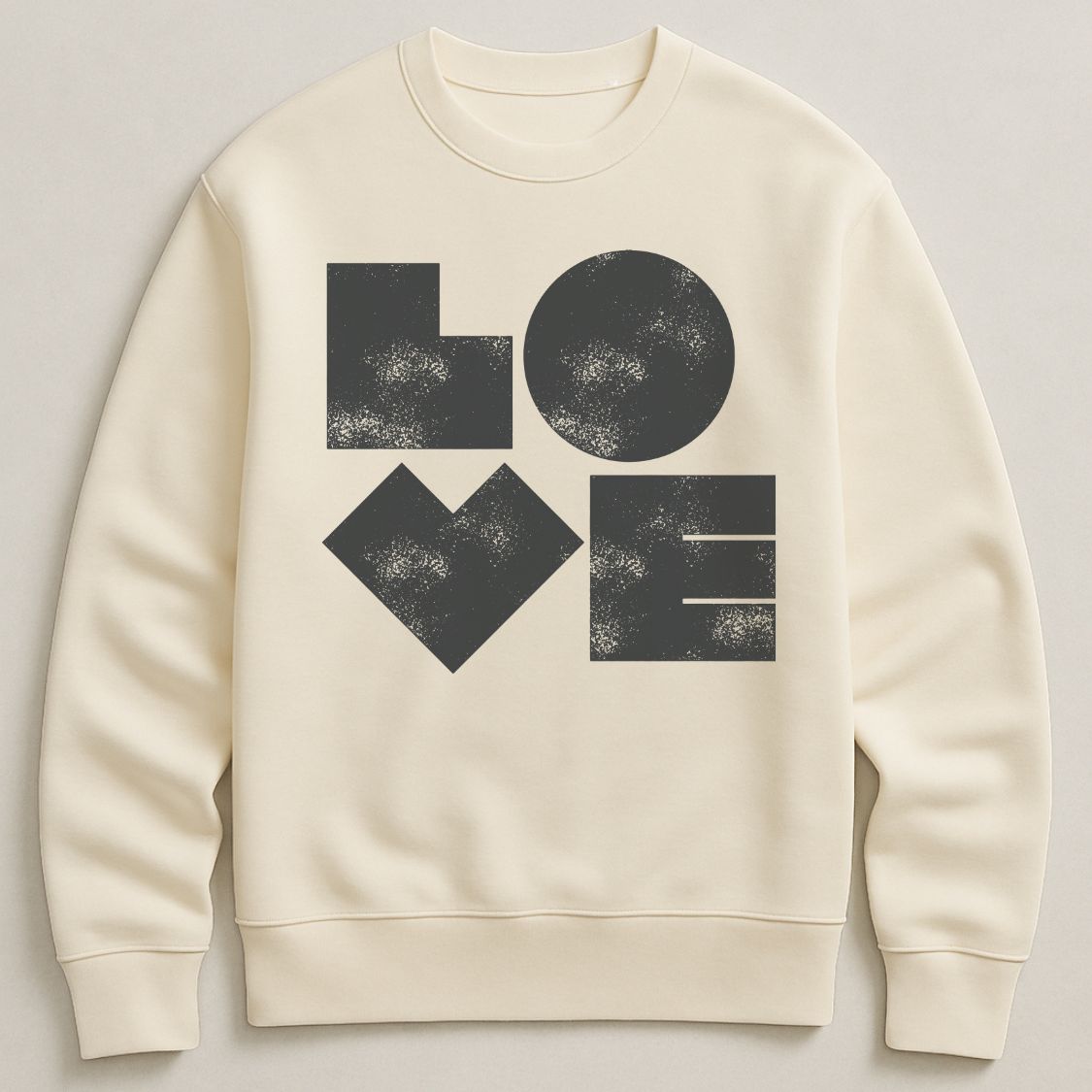 Big Love - Premium Organic Oversized Sweatshirt - burnt peach.