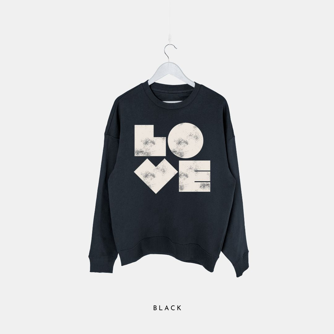 Big Love - Premium Organic Oversized Sweatshirt - burnt peach.