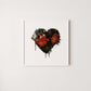 Bursting with love - burnt peach.