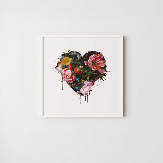 Bursting with love - burnt peach.
