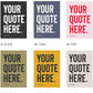 Custom Quote Prints - Personalised Typography Wall Art - burnt peach.