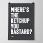 Custom Quote Prints - Personalised Typography Wall Art - burnt peach.