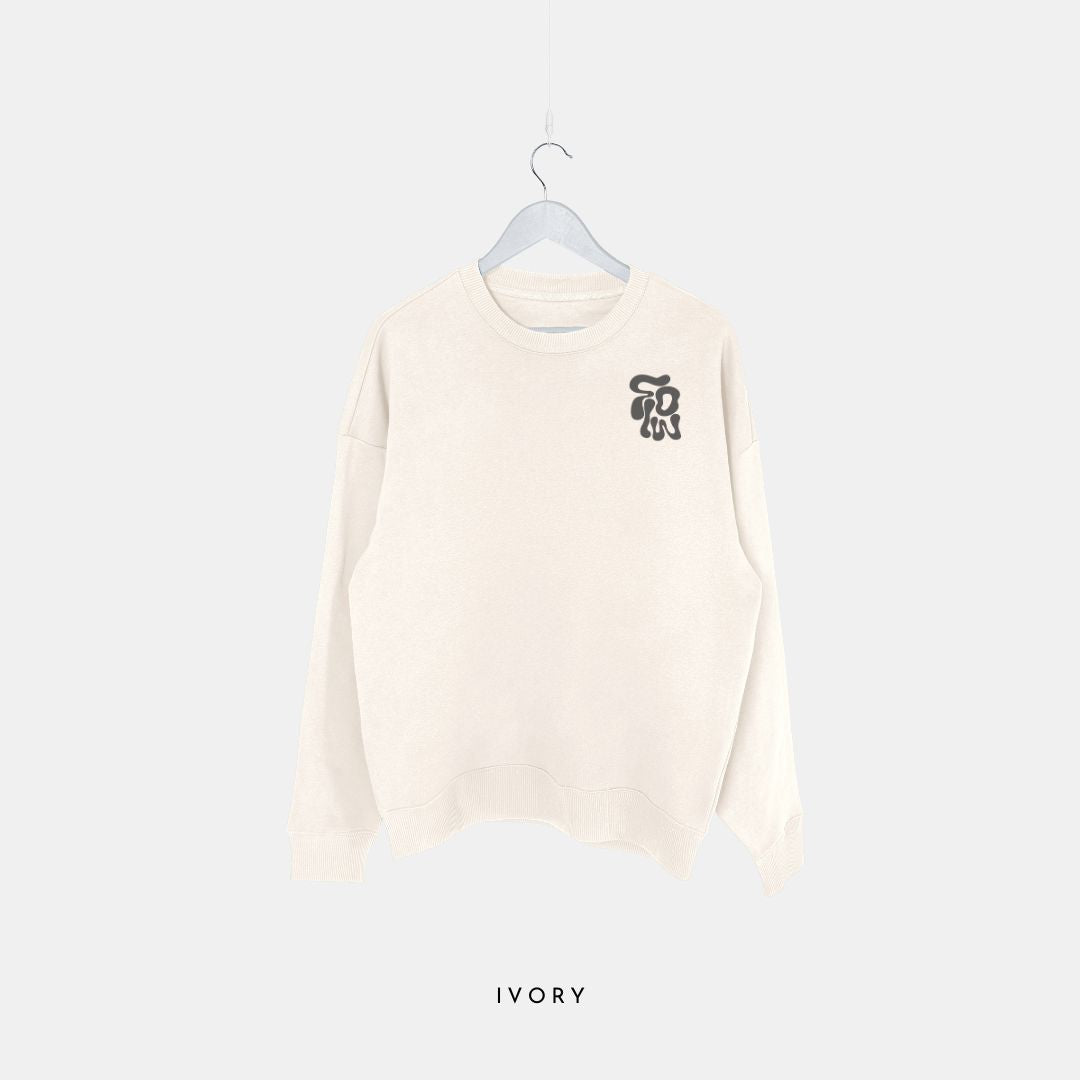 FLOW | Premium Organic Sweatshirt - burnt peach.