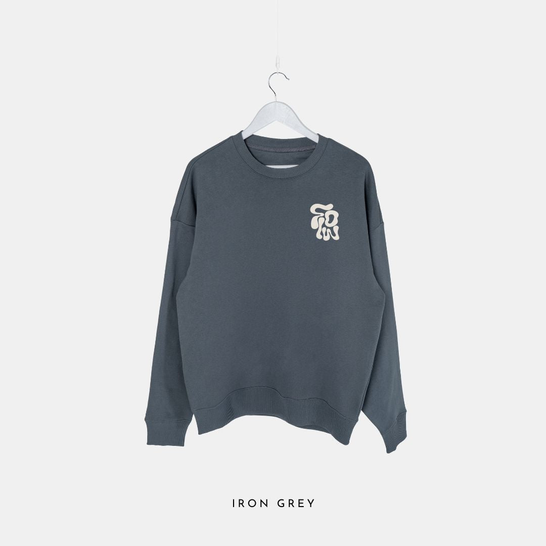 FLOW | Premium Organic Sweatshirt - burnt peach.