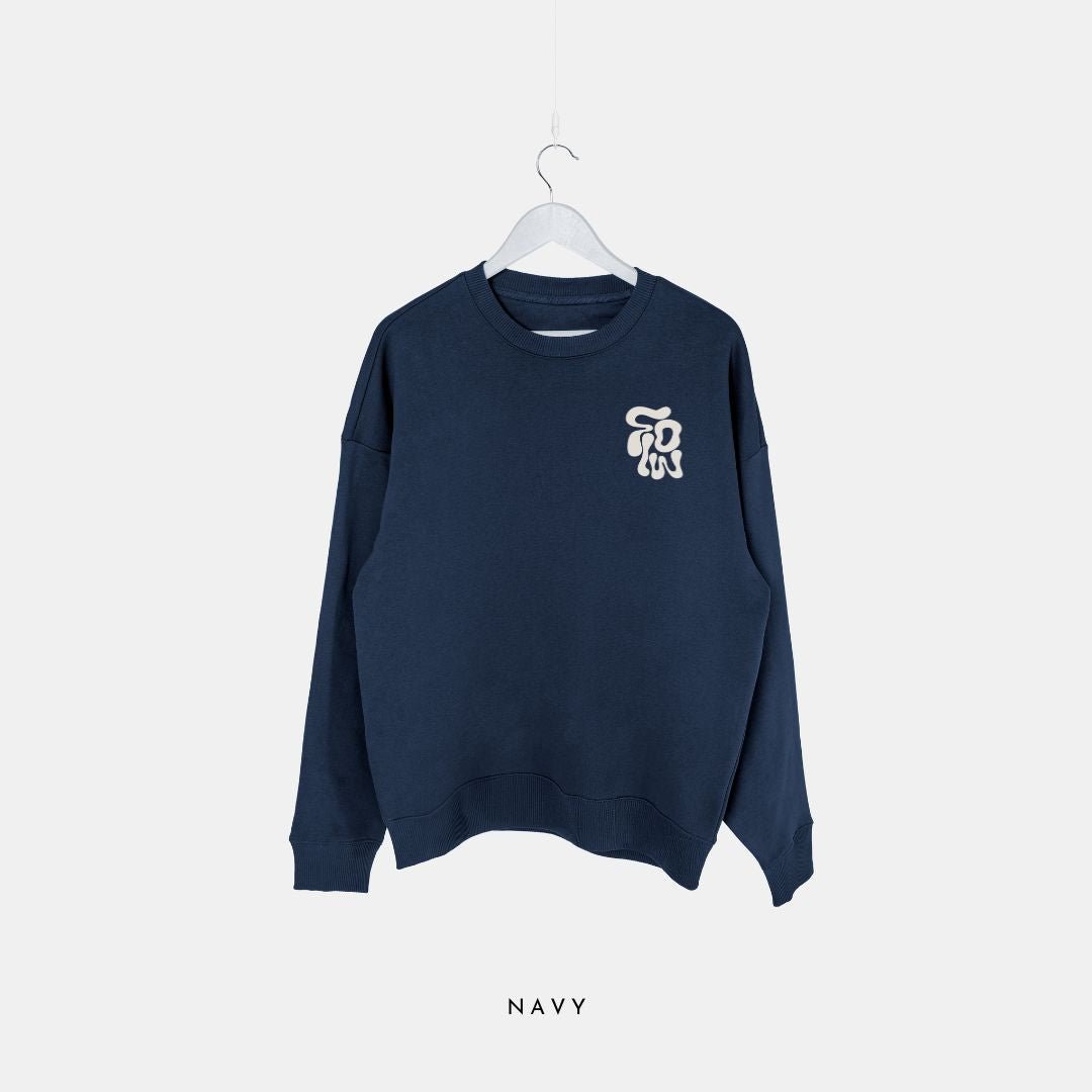 FLOW | Premium Organic Sweatshirt - burnt peach.
