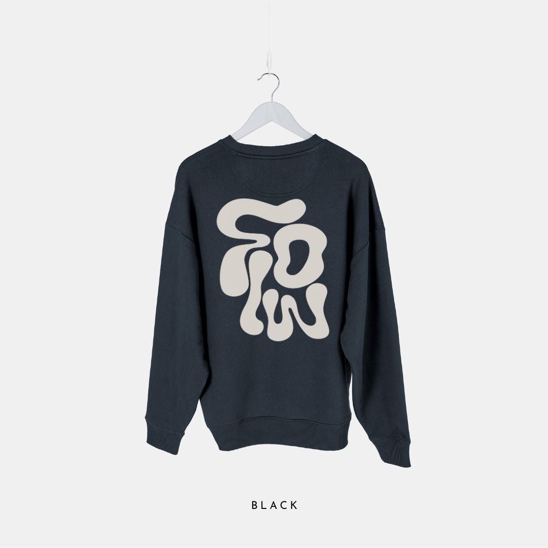 FLOW | Premium Organic Sweatshirt - burnt peach.