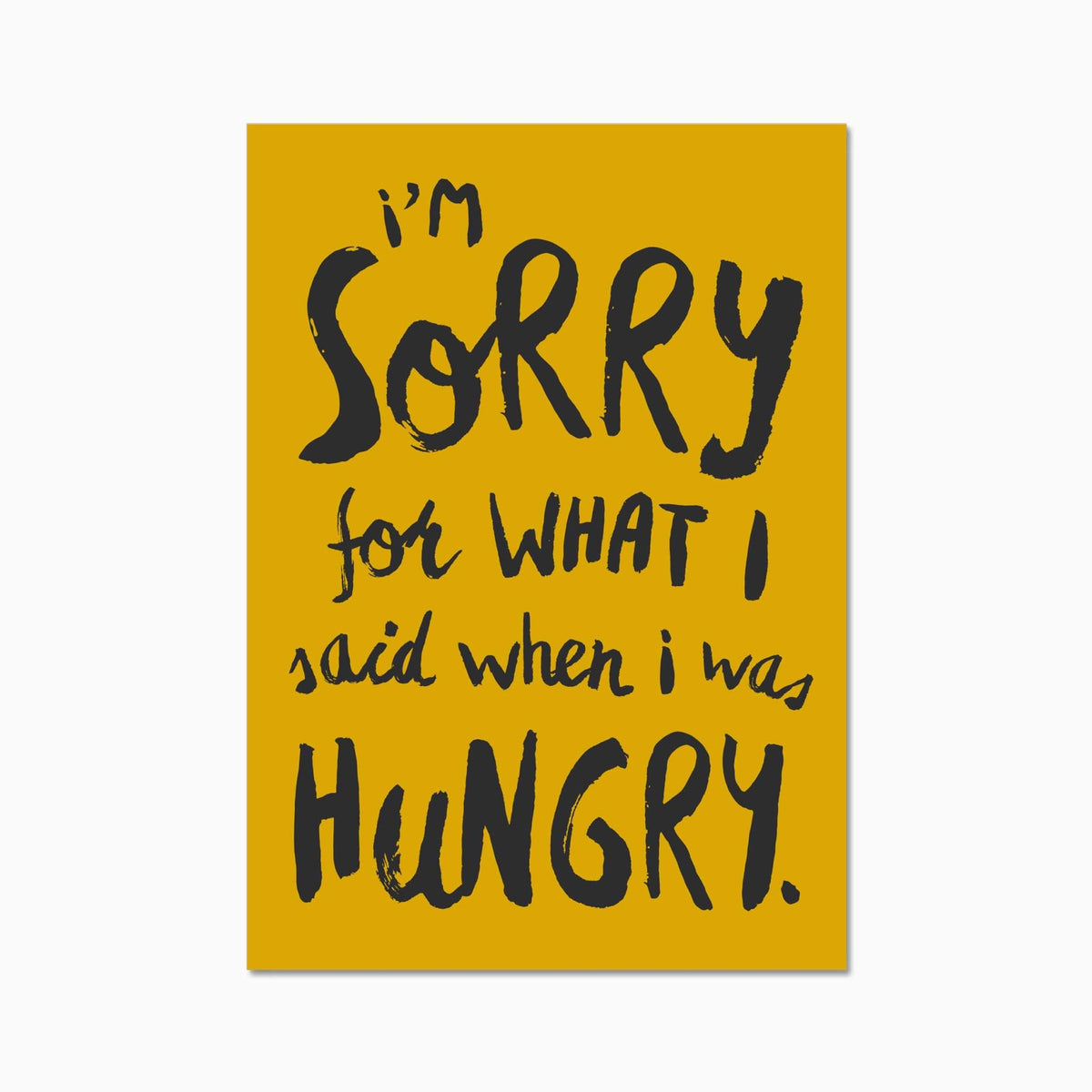Hangry - Digital Download - burnt peach.