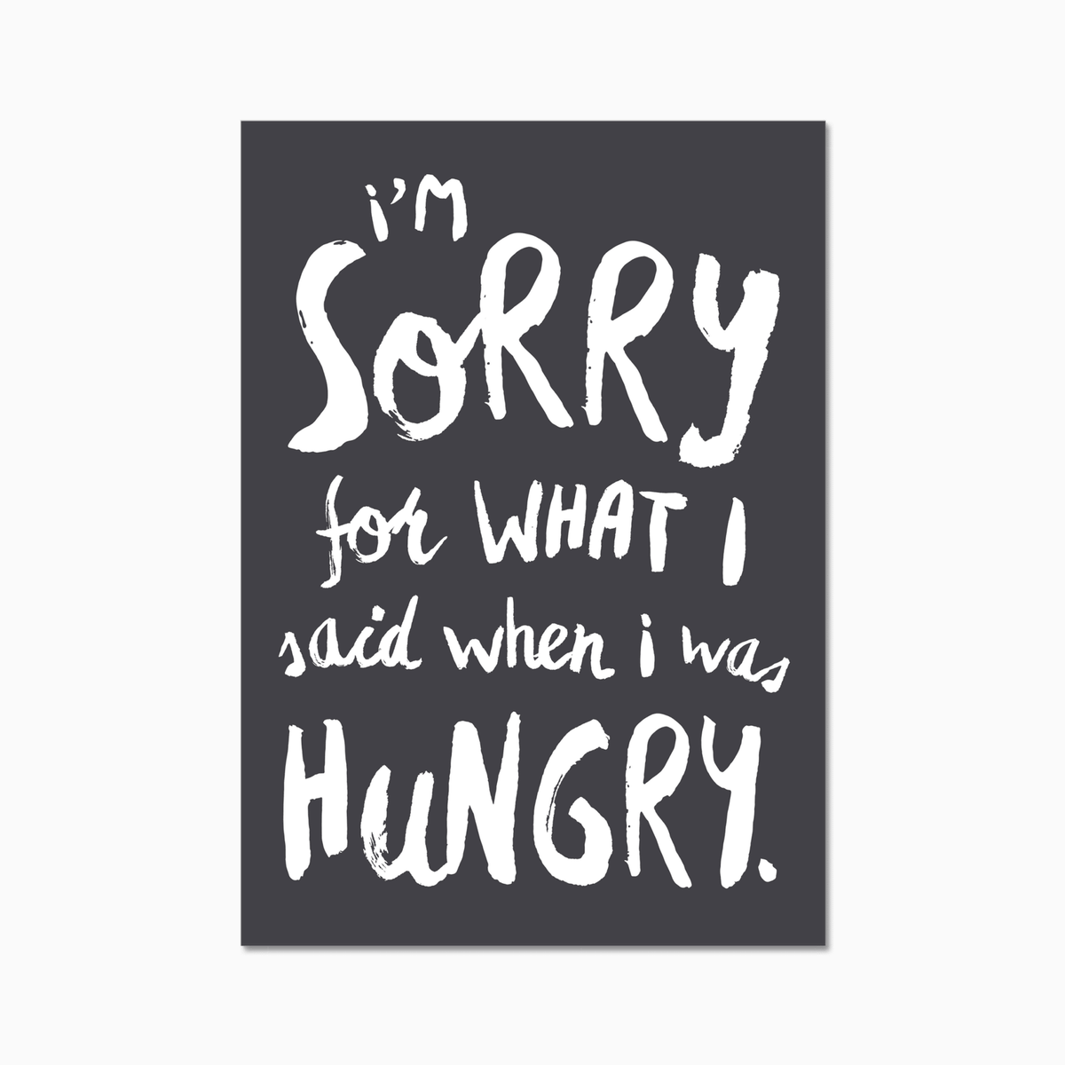 Hangry - Digital Download - burnt peach.