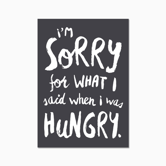 Hangry - Digital Download - burnt peach.
