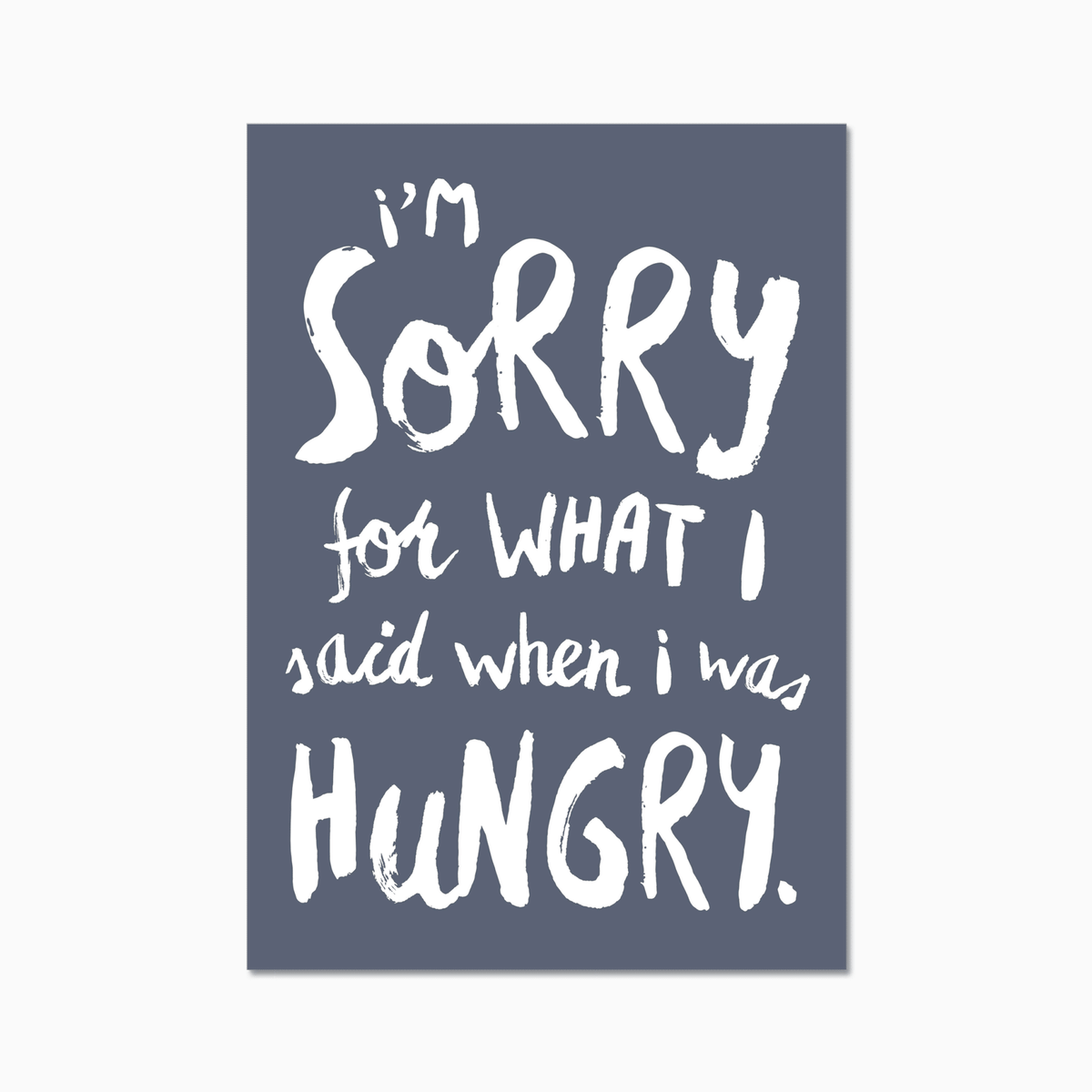 Hangry - Digital Download - burnt peach.