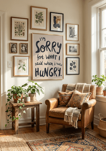 Hangry | pAInt collection | Digital Download - burnt peach.