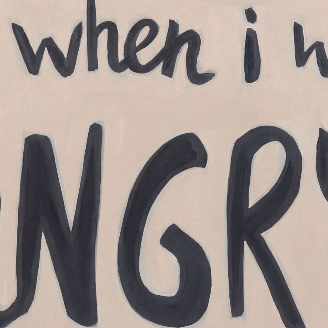 Hangry | pAInt collection | Digital Download - burnt peach.