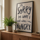Hangry | pAInt collection | Digital Download - burnt peach.