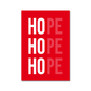 HO HO Hope - Charity Print - burnt peach.