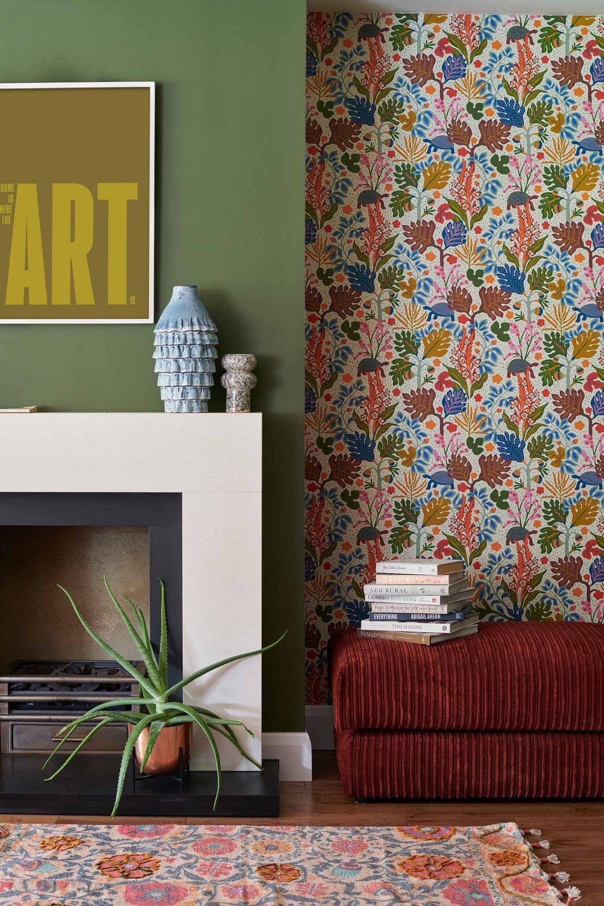 Home Is Where The Art Is - burnt peach.