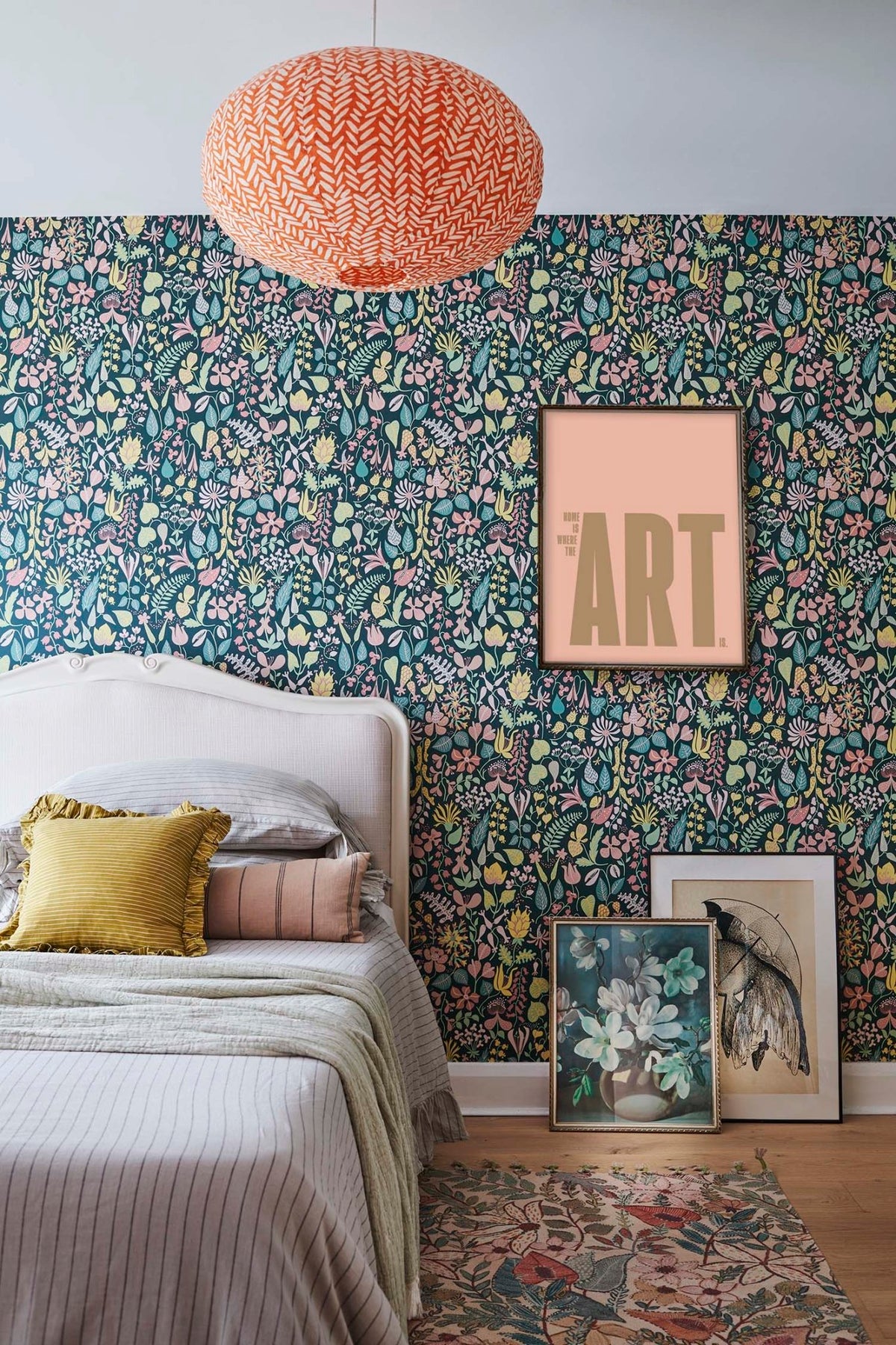 Home Is Where The Art Is - burnt peach.