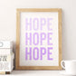 HOPE - burnt peach.