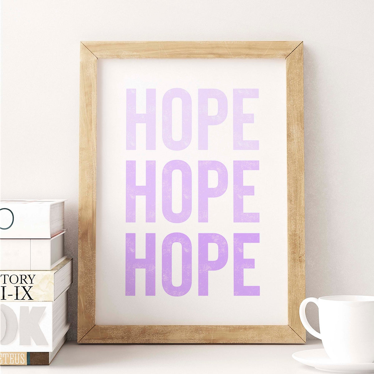 HOPE - burnt peach.