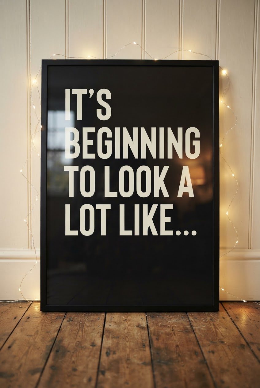 It's beginning... - burnt peach.