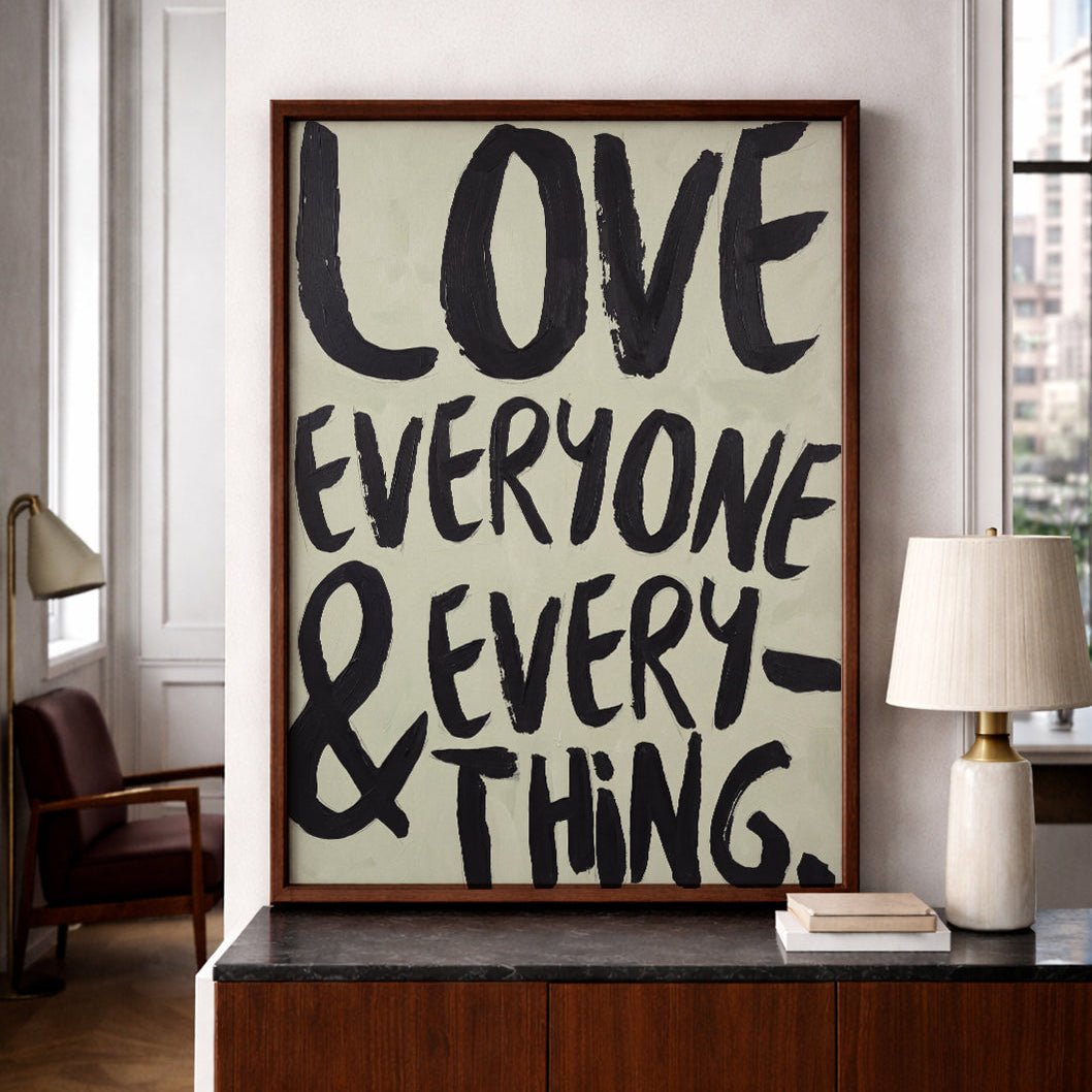 Love Everyone | pAInt collection | Digital Download - burnt peach.