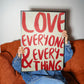 Love Everyone | pAInt collection | Digital Download - burnt peach.
