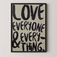 Love Everyone | pAInt collection | Digital Download - burnt peach.