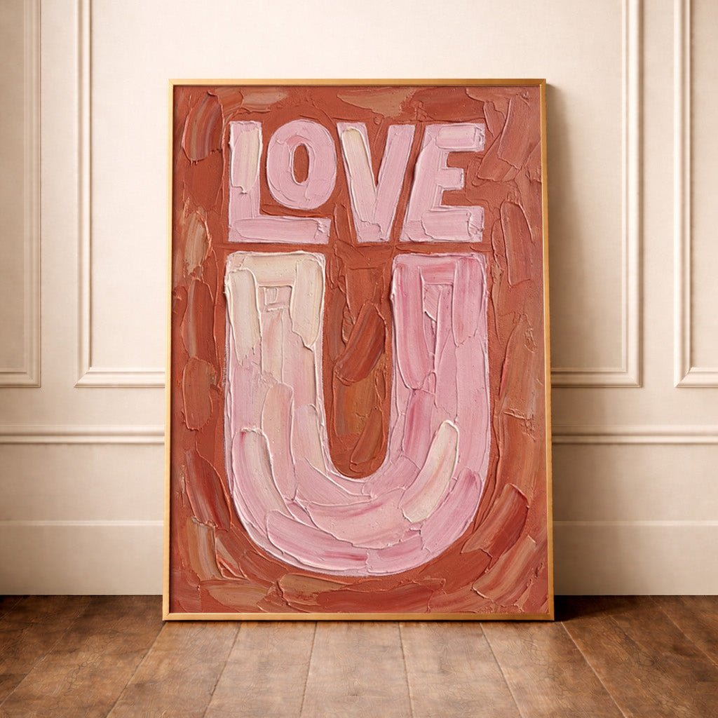 Love U | pAInt collection | Digital Download - burnt peach.