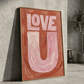 Love U | pAInt collection | Digital Download - burnt peach.