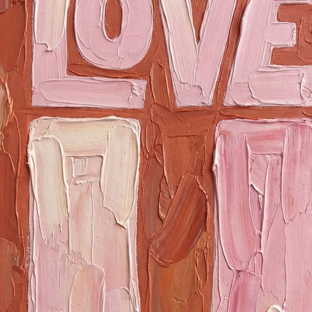 Love U | pAInt collection | Digital Download - burnt peach.