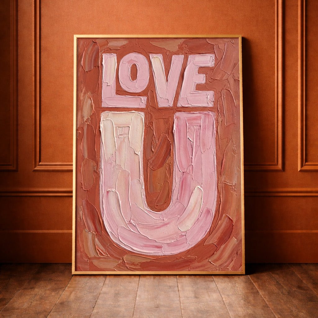 Love U | pAInt collection | Digital Download - burnt peach.