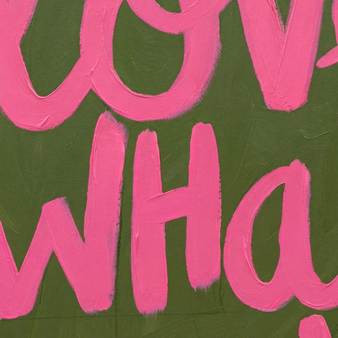 Love What Is | pAInt collection | Digital Download - burnt peach.