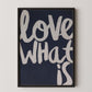 Love What Is | pAInt collection | Digital Download - burnt peach.